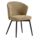 Lynn | Hotellstol | Taupe | Sammet/Textil