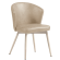 Lynn | Hotelstoel | Beige | Leer | Frame Wit