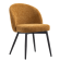 Lily | Hotel Chair | Honey Brown | Fabric/Textile