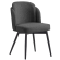 Hannah | Hotel Chair | Dark Gray | Teddystoff
