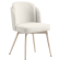 Hannah | Hotel Chair | Cream | Teddy Fabric | Frame White
