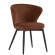 Isabella | Hotel Chair | Red Bronze | Velvet