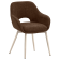 KATARINA | Hotelstol | Stoff/Tekstil | Brun