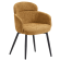 SELINA | Krzesło hotelowe | Tkanina / Tekstylia | Miodowy brąz
