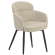 SELINA | Chaise d'hôtel | Tissu teddy | Beige