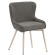 JULIUS | Hotel Stuhl | Textil/Stoff | Grau | Gestell: Weiß | Drehfunktion