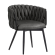 MARIS | Hotellstol | Läder | Svart | Swivel-funktion