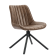 EMILY | Fauteuil d'hôtel | Cuir | Marron | Pivotant