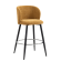 AVA | Hotel Barhocker | Honig Braun | Stoff/Textil