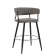 ELIN | Hotel Barhocker | Grau | Stoff/Textil