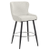 JULIUS | Hotel Barhocker | Teddystoff | Creme | Drehfunktion