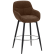LEANO | Hotel Barhocker | Stoff/Textil | Braun