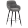 LEANO | Hotel Barhocker | Stoff/Textil | Grau