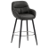 LEANO | Hotel Barhocker | Leder | Schwarz