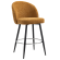 LILY | Hotel Barhocker | Honig Braun | Stoff/Textil