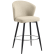 LYNN | Hotel Barhocker | Beige | Teddystoff