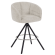 MARINA | Hotel Barhocker | Beige | Stoff/Textil | Drehfuß