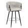 MARIS | Hotel Barhocker | Teddystoff | Creme | Drehfunktion