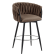 MARIS | Hotel Barhocker | Samt | Braun | Drehfunktion