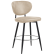 YARA | Hotel Barhocker | Beige | Leder