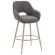 KATARINA | Hotel Barhocker | Stoff/Textil | Grau