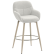 LEANO | Hotel Barhocker | Teddystoff | Creme