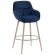 LEANO | Hotel Barhocker | Samt | Blau