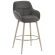 LEANO | Hotel Barhocker | Samt | Grau