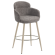 SELINA | Hotel Barhocker | Stoff/Textil | Grau