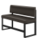 Areo | Hochbank | B:H 60 x 102 cm | Braun | Glatt | Leder