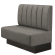 MELISSA | Gastrobank | B:H 100 x 103 cm | Grau | Gestreift | Stoff/Textil