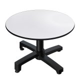 CPBC | Kompakt loungbord | Ø: H 60 x 42 cm | Wenge / Aluminium | Brettbar | Ekstra vekt