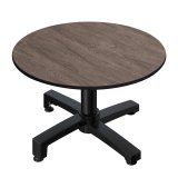 CPBC | Kompakt cafébord | Ø: H 60 x 42 cm | Wenge / Aluminium | Tillægsvægt