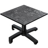 CPBC | Compact Loungetisch | B:T:H 70 x 70 x 38 cm | Felsen / Aluminium | Klappbar | Zusatzgewicht