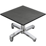 CPBC | Compacte Loungetafel | B: T: H 70 x 70 x 42 cm | Antraciet / Aluminium | Extra gewicht