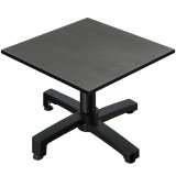 CPBC | Compact Loungetisch | B:T:H 60 x 60 x 38 cm | Anthrazit / Aluminium Schwarz | Zusatzgewicht