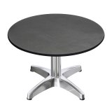 CPBL | Compact Loungetisch | Ø:H 60 x 38 cm | Anthrazit / Aluminium | Zusatzgewicht