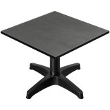 CPBL | Table basse compacte | L:l:h 60 x 60 x 38 cm | Anthracite / Aluminium noir | Pliable | Poids additionnel