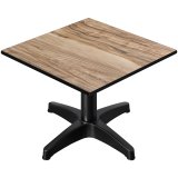 CPBL | Table basse compacte | L:P:H 60 x 60 x 38 cm | Sheesham / Aluminium | Pliable | Poids additionnel