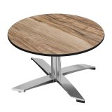CPTG | Bistro Loungebord | Ø:H 70 x 39 cm | Sheesham / Aluminium | Klappbar / Ekstra vægt