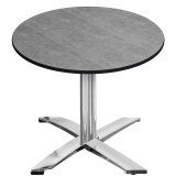 CPTG | Bistro Tisch | Ø:H 60 x 76 cm | Beton / Aluminium | Klappbar/ Zusatzgewicht