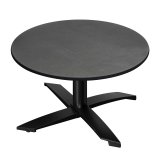 CPTG | Bistro Loungebord | Højde: 60 x 39 cm | Antracit / Aluminium Sort | Ekstra vægt