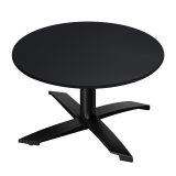 CPTG | Bistro Loungetafel | Ø: H 60 x 39 cm | Sort / Aluminium Sort | Ekstra vægt