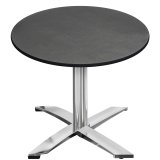 CPTG | Bistro Tisch | Ø:H 60 x 76 cm | Anthrazit / Aluminium | Zusatzgewicht
