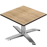 CPTG | Bistro Loungebord | B:H: D 70 x 70 x 39 cm | Eg / Aluminium | Ekstra vægt