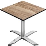 CPTG | Bistro Tisch | B:T:H 60 x 60 x 76 cm | Sheesham / Aluminium | Zusatzgewicht