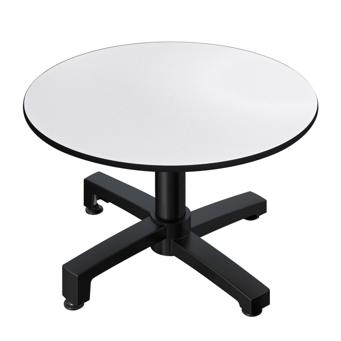 CPBC | Compact Loungetisch | Ø:H 60 x 42 cm | Wenge / Aluminium | Klappbar | Zusatzgewicht