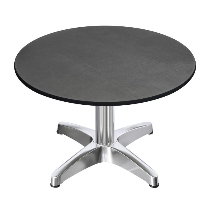 CPBL | Compacte salontafel | Ø:H 60 x 42 cm | antraciet / aluminium | extra gewicht