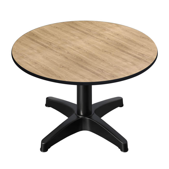 CPBL | Compacte salontafel | Ø:H 60 x 42 cm | eiken / aluminium | opvouwbaar | extra gewicht