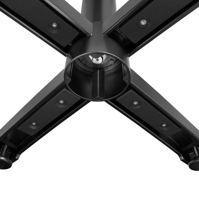CPBC | HPL Bistro Table | W:D:H 70 x 70 x 78 cm | Wenge / Aluminium | Foldable + additional weight | Square